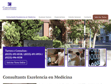 Tablet Screenshot of consultantsmedicina.com